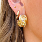 Glitz & Grit Mini Hoops - The Pink Pineapple 850