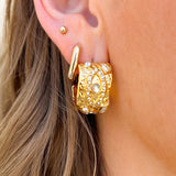 Glitz & Grit Mini Hoops - The Pink Pineapple 850