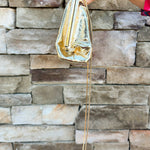 Gold Isabella Clutch - The Pink Pineapple 850