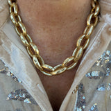 Gold Layered Chain Necklace - The Pink Pineapple 850