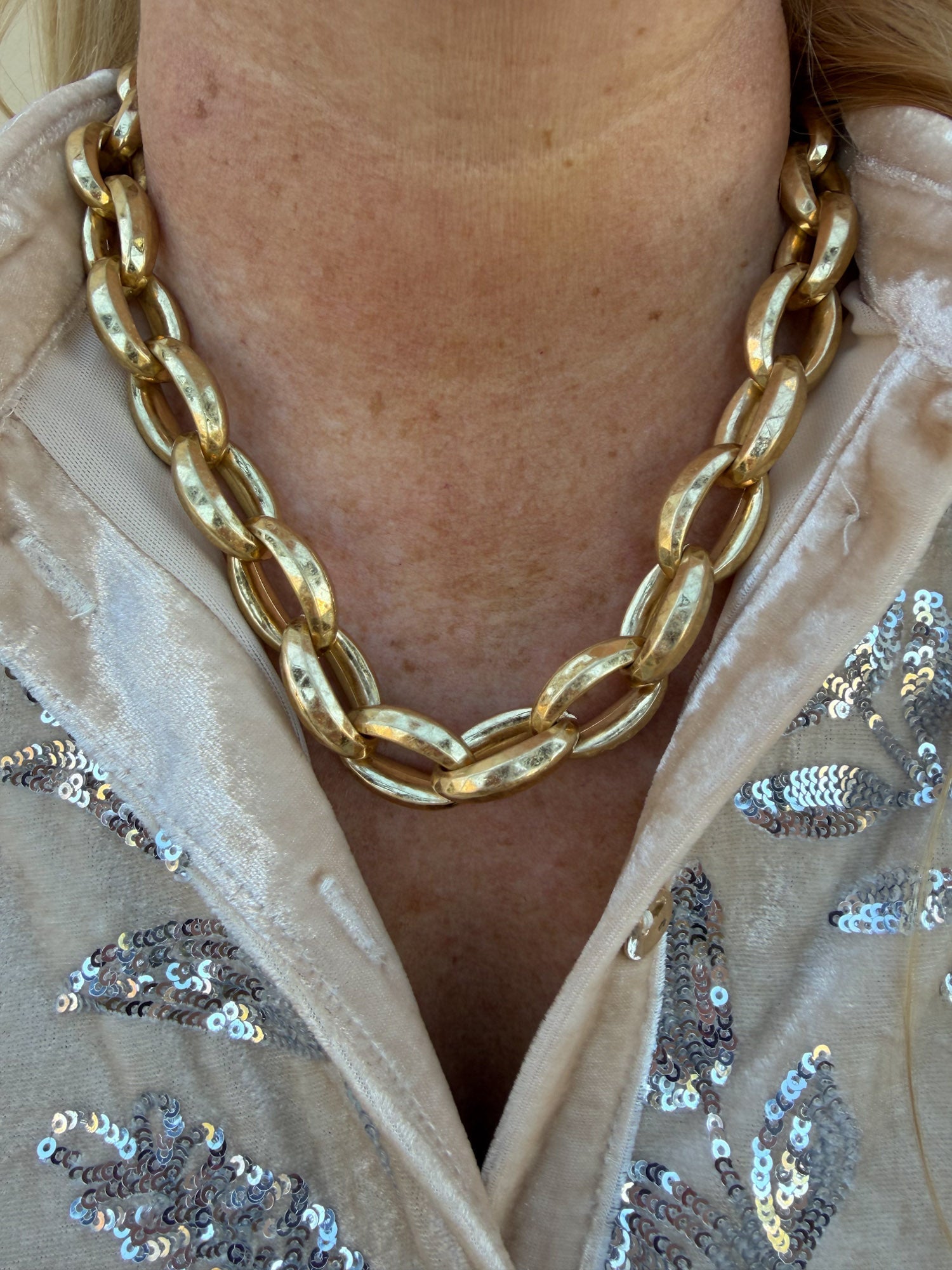 Gold Layered Chain Necklace - The Pink Pineapple 850