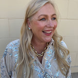 Gold Layered Chain Necklace - The Pink Pineapple 850