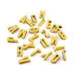 Gold Letter Scarf Initial Slides - The Pink Pineapple 850