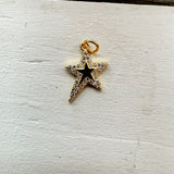 Gold Pave Star Charm - The Pink Pineapple 850