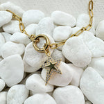 Gold Pave Star Charm - The Pink Pineapple 850