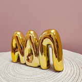 Gold Shelf Bubble Letters | Alpha Delta Pi - The Pink Pineapple 850