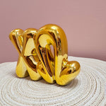 Gold Shelf Bubble Letters | Chi Omega - The Pink Pineapple 850