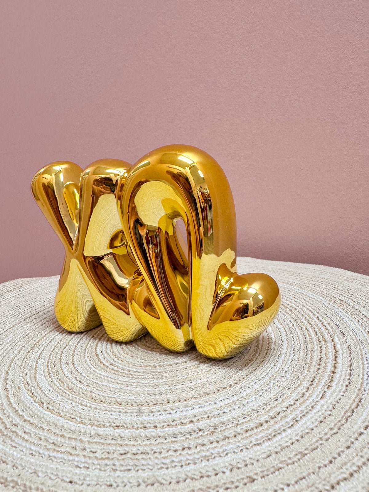 Gold Shelf Bubble Letters | Chi Omega - The Pink Pineapple 850