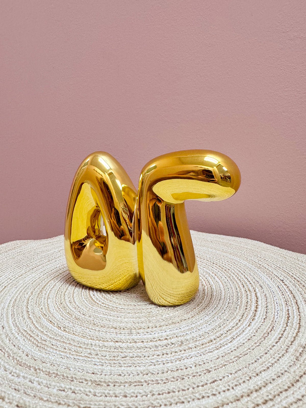 Gold Shelf Bubble Letters | Delta Gamma - The Pink Pineapple 850