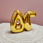 Gold Shelf Bubble Letters | Delta Gamma - The Pink Pineapple 850