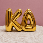 Gold Shelf Bubble Letters | Kappa Delta - The Pink Pineapple 850