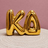 Gold Shelf Bubble Letters | Kappa Delta - The Pink Pineapple 850