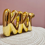 Gold Shelf Bubble Letters | Kappa Kappa Gamma - The Pink Pineapple 850