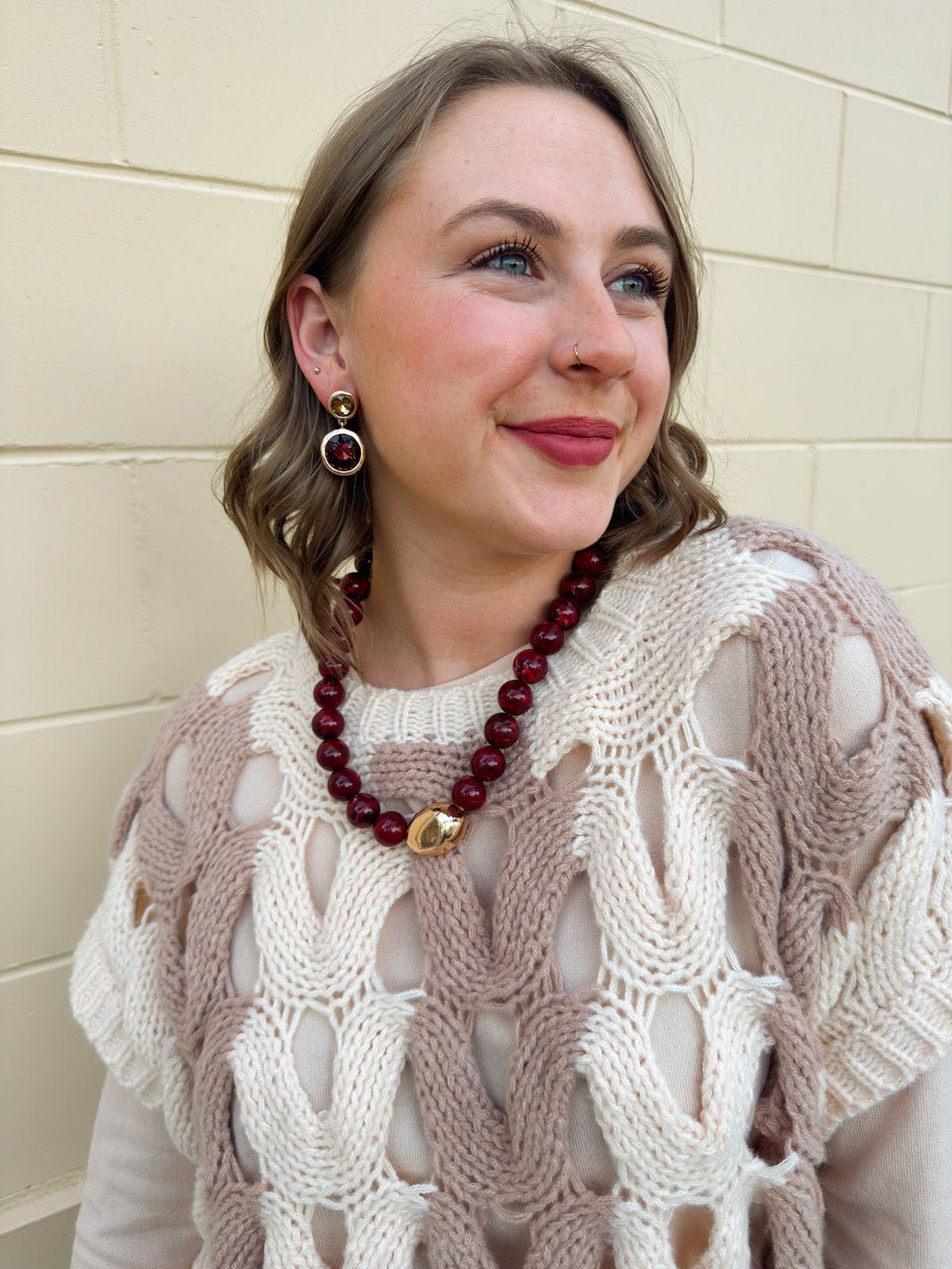 Golden Amber Drop Earrings - The Pink Pineapple 850