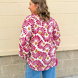 Golden Ember Tassel Blouse - The Pink Pineapple 850