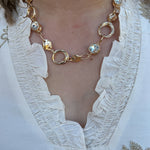 Golden Glow Crystal Pendant Necklace - The Pink Pineapple 850