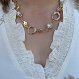 Golden Glow Crystal Pendant Necklace - The Pink Pineapple 850