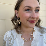 Golden Glow Crystal Pendant Necklace - The Pink Pineapple 850