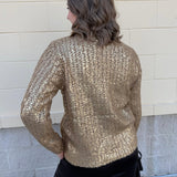 Golden Glow Shimmer Sweater - The Pink Pineapple 850
