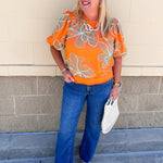 Golden Hour Bloom Top - The Pink Pineapple 850
