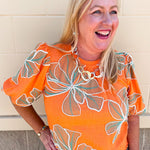 Golden Hour Bloom Top - The Pink Pineapple 850