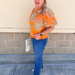 Golden Hour Bloom Top - The Pink Pineapple 850