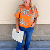 Golden Hour Bloom Top - The Pink Pineapple 850