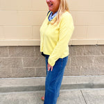 Golden Hour Button Down Sweater - The Pink Pineapple 850
