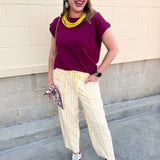 Golden Hour Check Pants - The Pink Pineapple 850