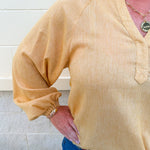 Golden Meadow Gauze Blouse - The Pink Pineapple 850