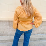 Golden Meadow Gauze Blouse - The Pink Pineapple 850