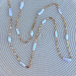 Golden Muse Oval Pearl Layered Necklace - The Pink Pineapple 850