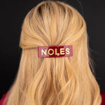 Golden NOLES Spirit Hair Clip - The Pink Pineapple 850