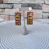 Golden Noles Statement Earrings - The Pink Pineapple 850