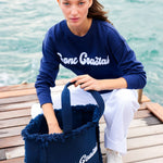 Gone Coastal Fringe Tote - The Pink Pineapple 850