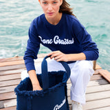 Gone Coastal Fringe Tote - The Pink Pineapple 850