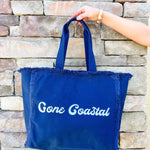 Gone Coastal Fringe Tote - The Pink Pineapple 850