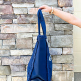 Gone Coastal Fringe Tote - The Pink Pineapple 850
