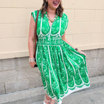 Green Oasis Maxi Dress - The Pink Pineapple 850