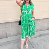 Green Oasis Maxi Dress - The Pink Pineapple 850