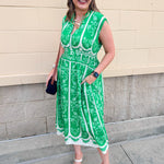 Green Oasis Maxi Dress - The Pink Pineapple 850
