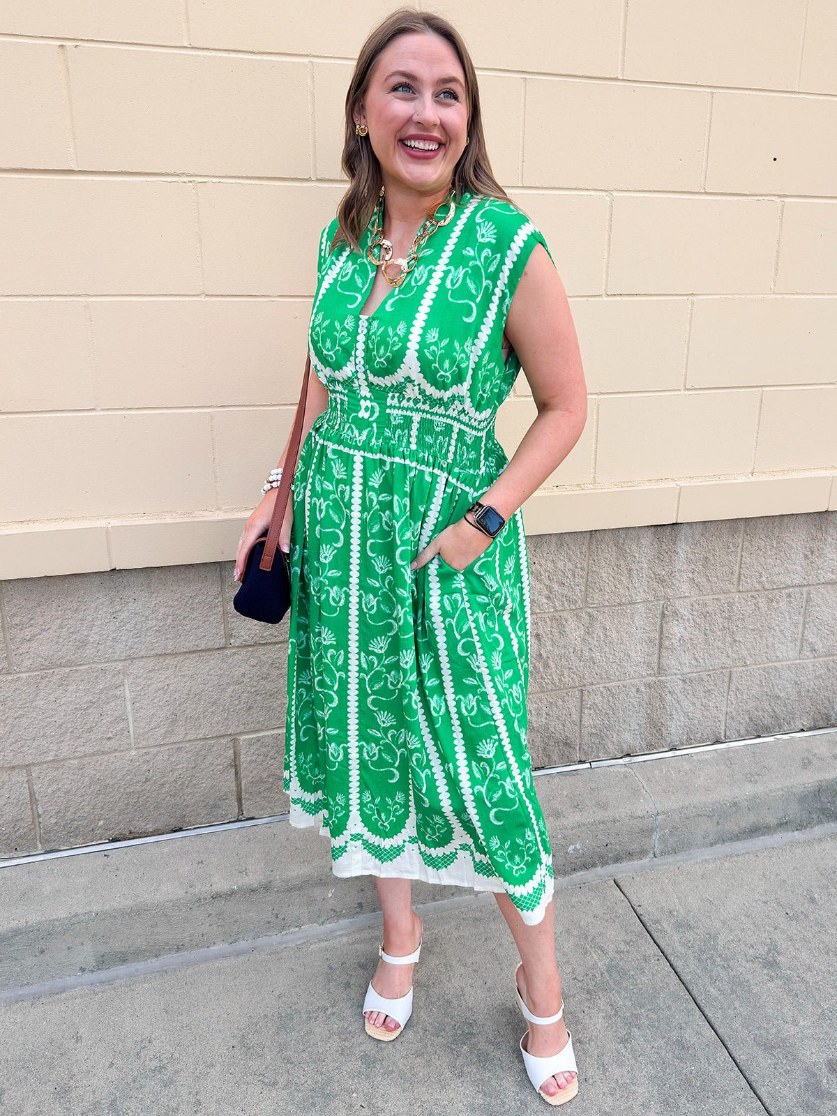 Green Oasis Maxi Dress - The Pink Pineapple 850