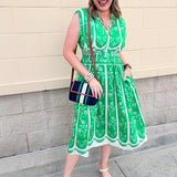 Green Oasis Maxi Dress - The Pink Pineapple 850