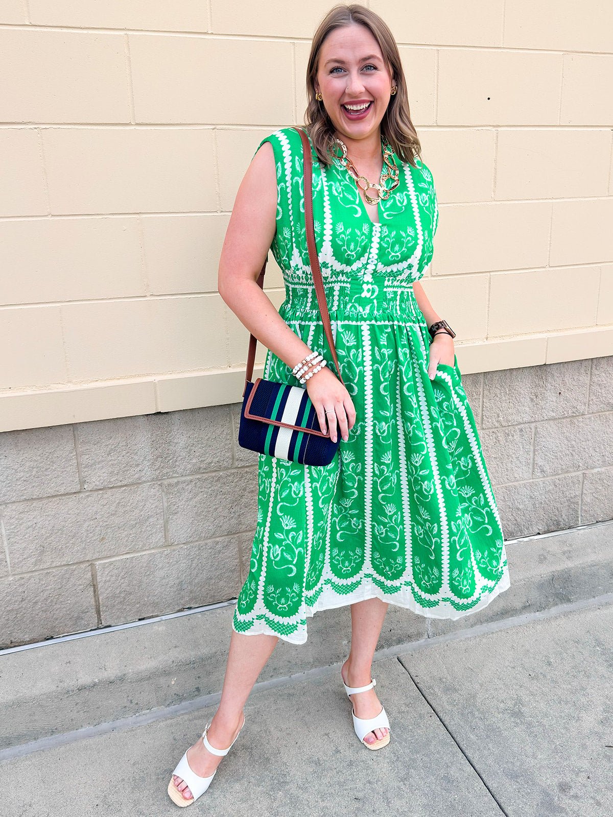 Green Oasis Maxi Dress - The Pink Pineapple 850