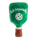 Green Stripe Pickleball Paddle Plush Dog Toy - Preorder - The Pink Pineapple 850