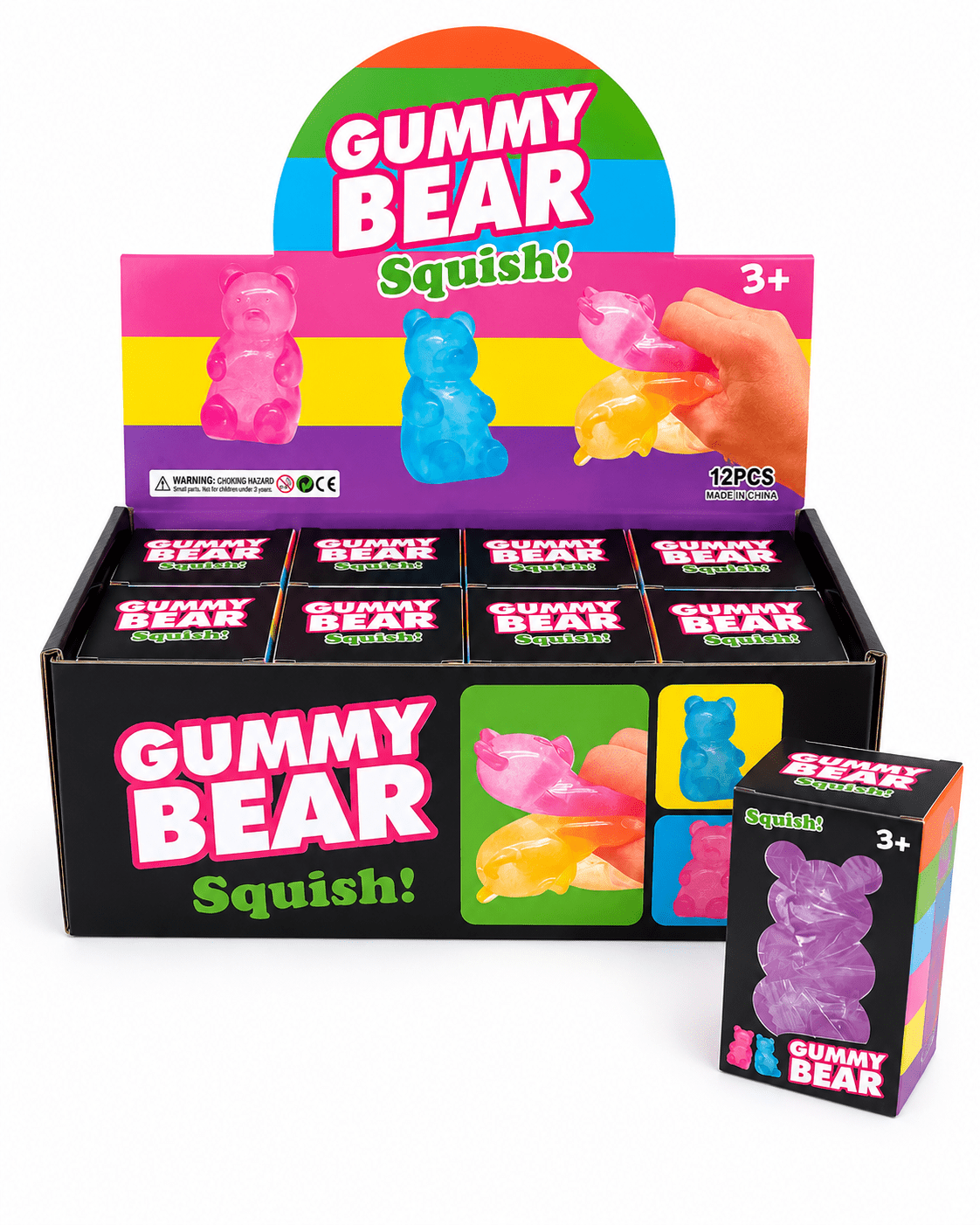Gummy Bear Squish Toy - The Pink Pineapple 850