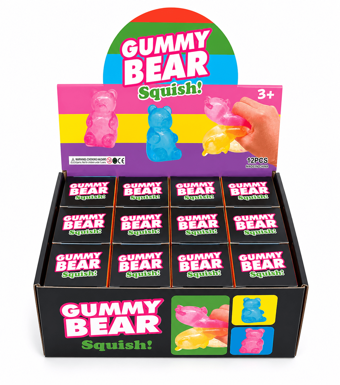 Gummy Bear Squish Toy - The Pink Pineapple 850