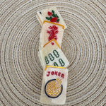 Hand-Painted Mahjong Claw Clip - The Pink Pineapple 850