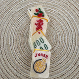 Hand-Painted Mahjong Claw Clip - The Pink Pineapple 850