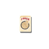 Hand - Painted Mahjong Joker Brooch - The Pink Pineapple 850